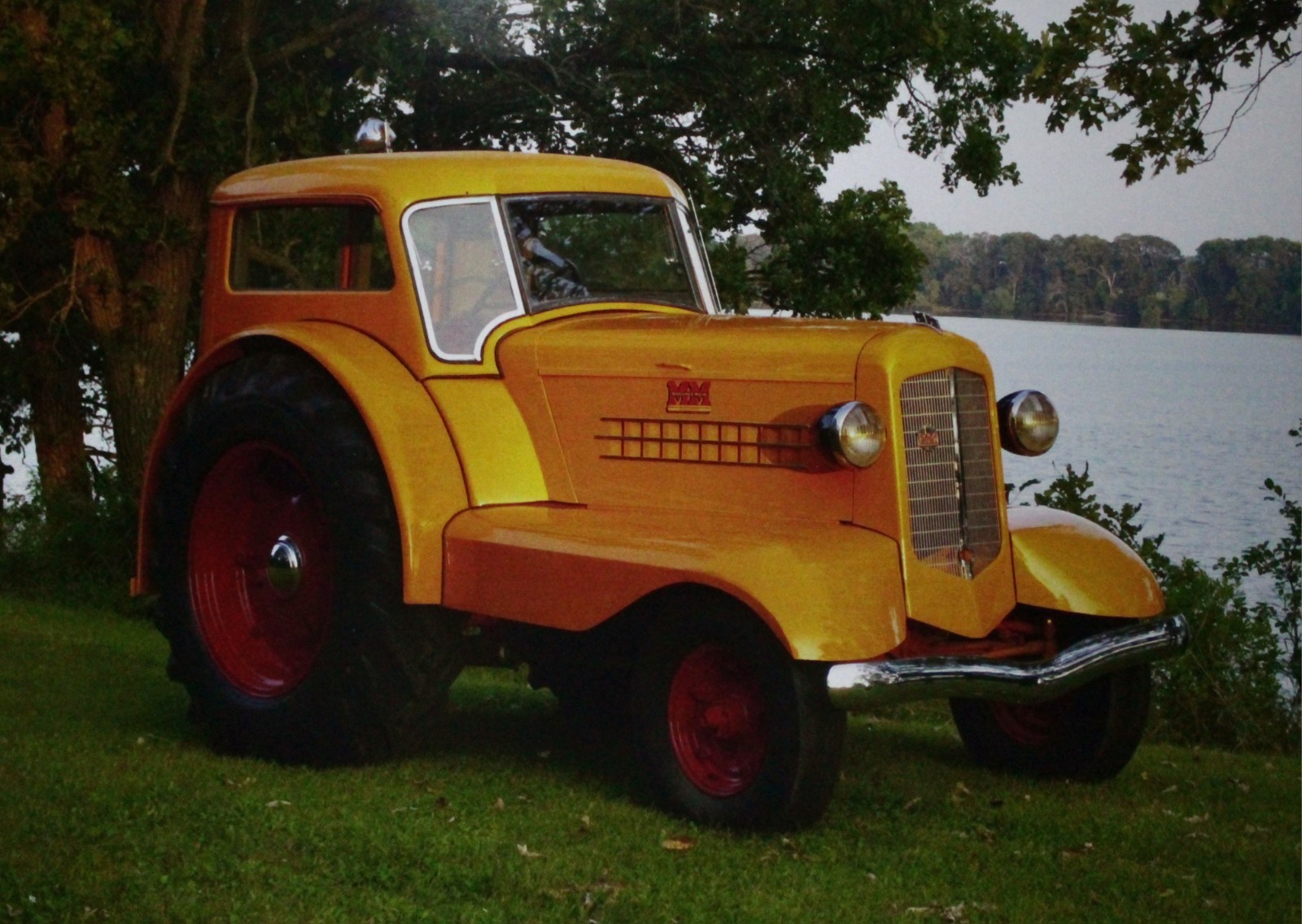Minneapolis Moline Tractor Vintage Picture Wall Art Country Farm Decor