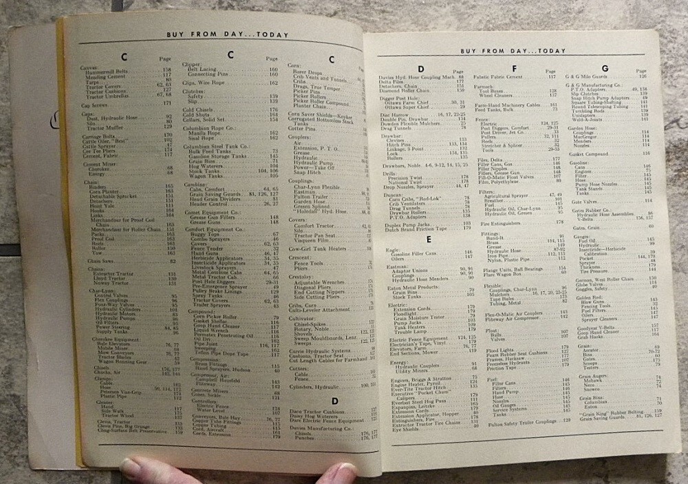 1966 John Day Company, Farm Supplies, Machinery, Des Moines,Iowa Dealers Catalog