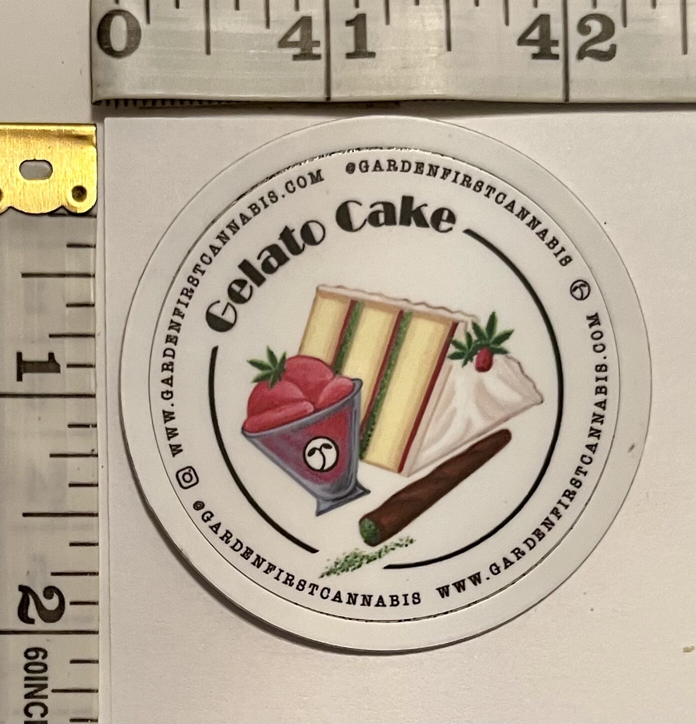 GARDEN FIRST Vinyl Sticker – Oregon, USA Cannabis Industry Advertisement