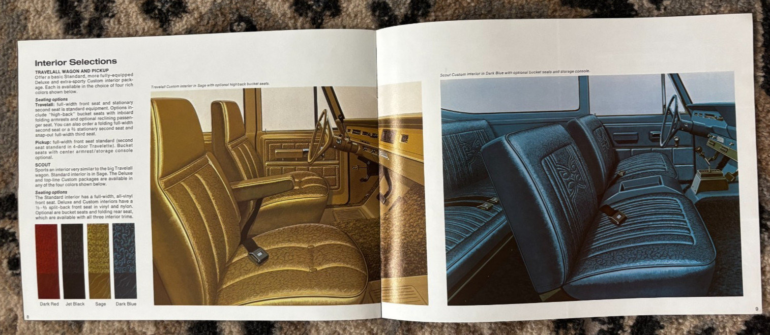 International Harvester Scout RV For 1974 Brochure DCPA26