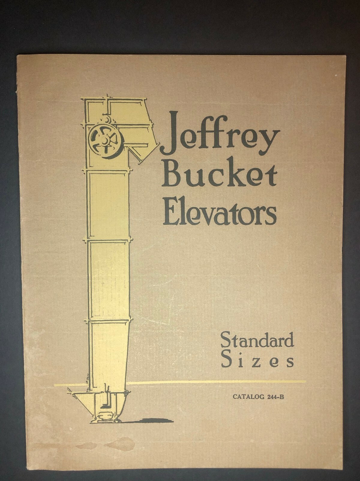 1919 88 pg. « Jeffrey Bucket Elevators » Product Catalog VGC
