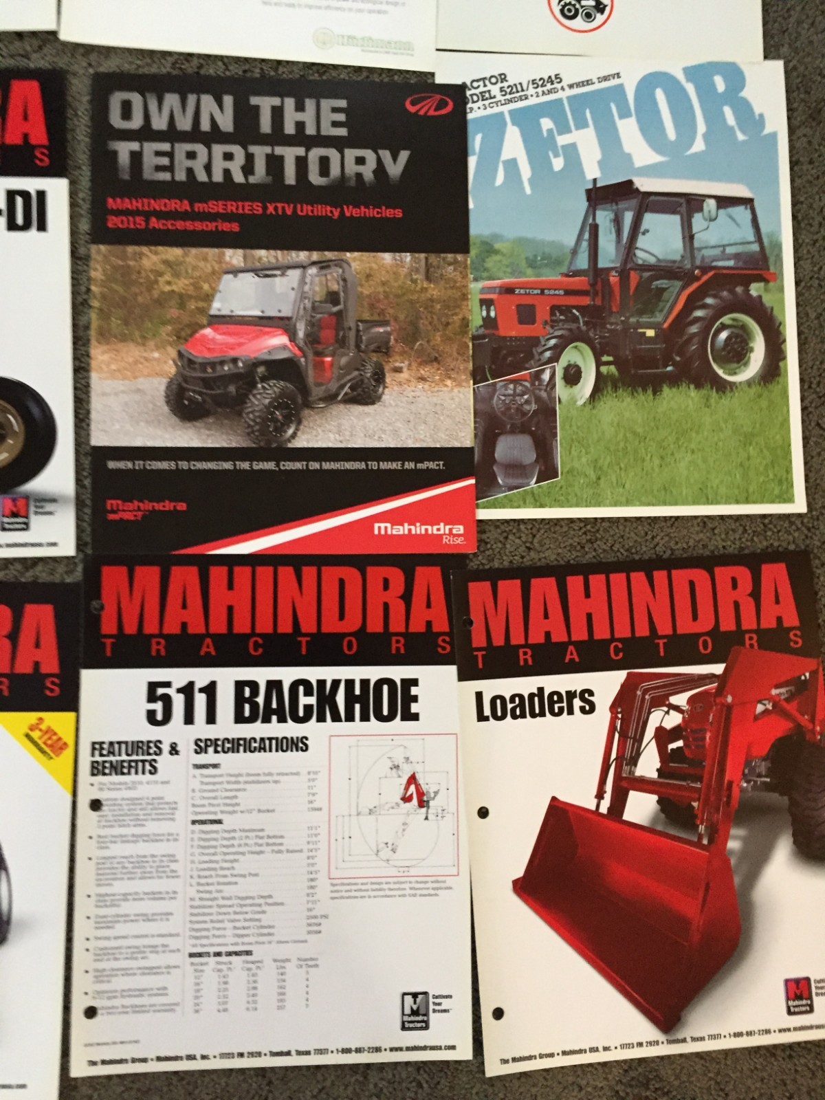 MASSIVE Lot of 113 Mixed &Rare tractor & equipment brochures Literature