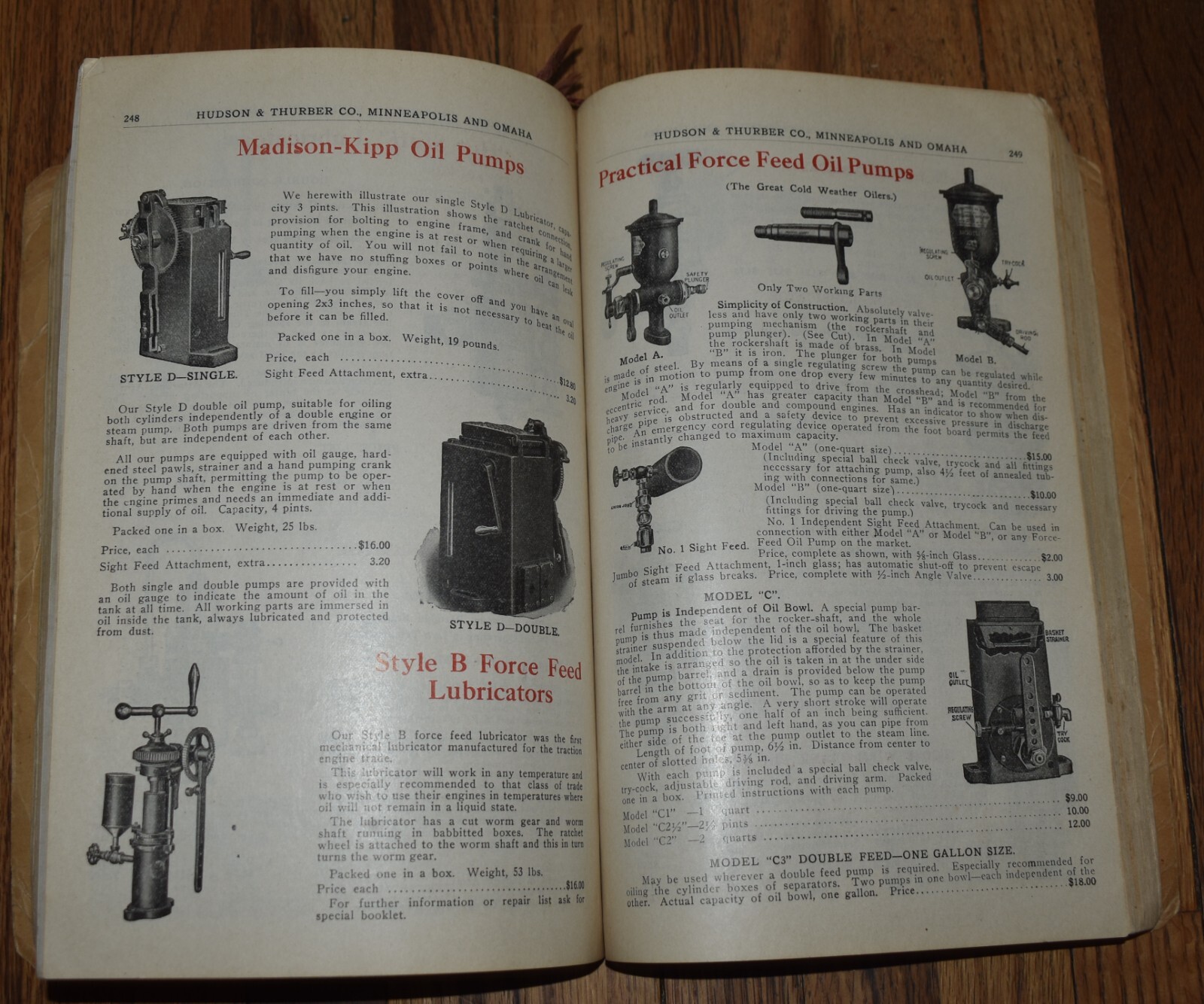 Antique HUDSON & THURBER Co Thresher Farm Omaha Minneapolis Hardware Catalog