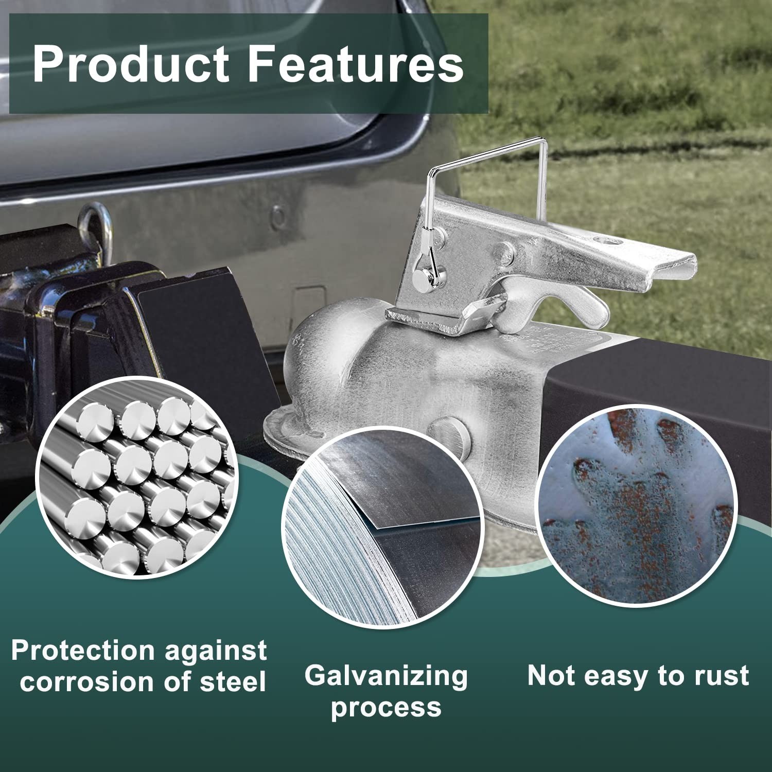 Versatile 1/4 Inch Locking Pin for PTO Shafts – Square & Arch Options Available