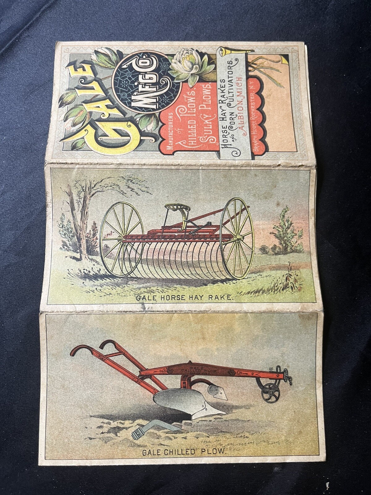 GALE MFG CO PLOWS RAKES & CULTIVATOR ADVERTISING BOOKLET