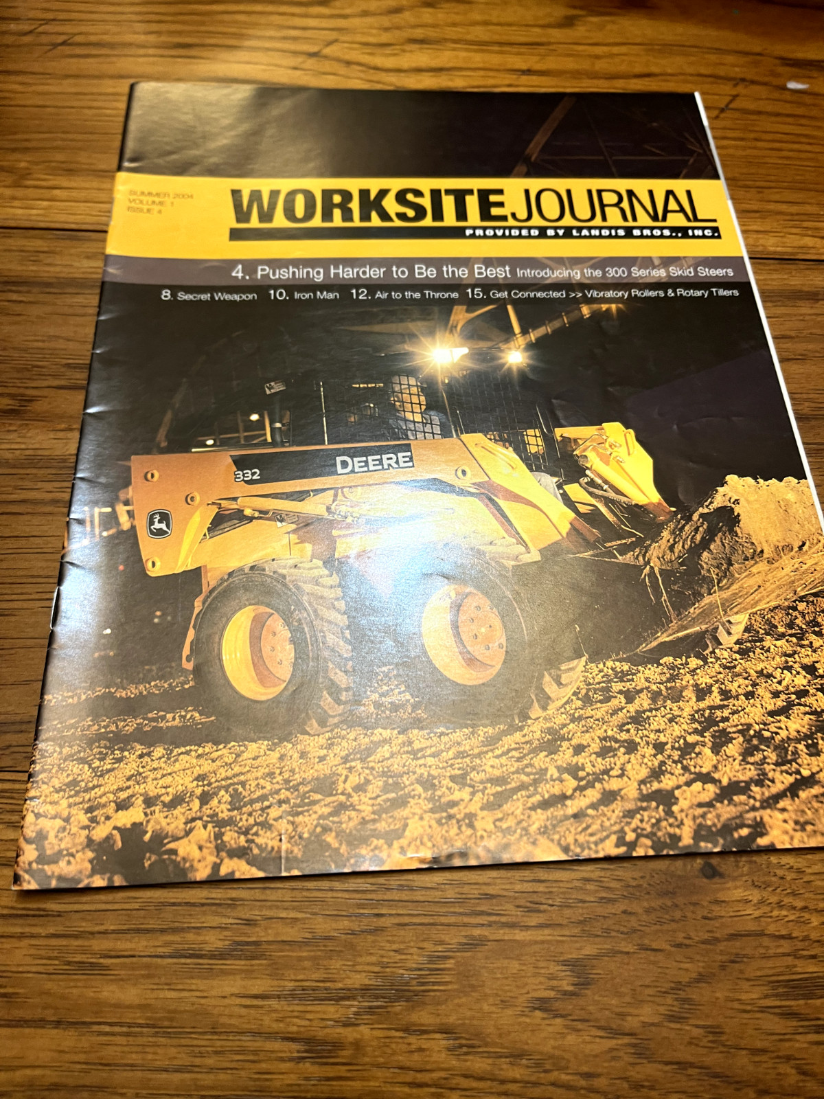 John Deere Worksite Journal Magazine For Summer 2004 Brochure BAOH