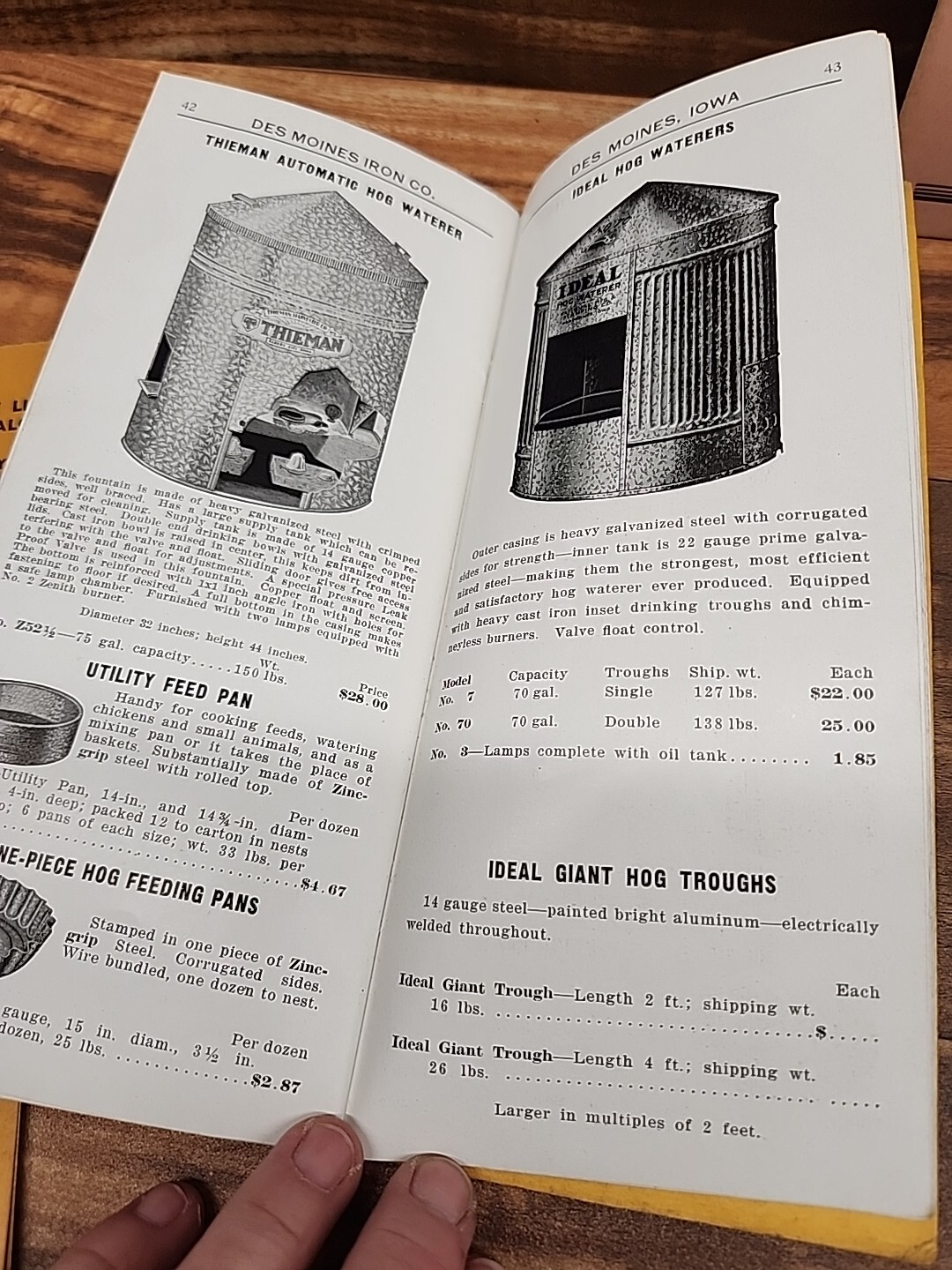 1939 1941 1942 Des Moines Iron Co Specialty Catalog Mower & Binder Parts