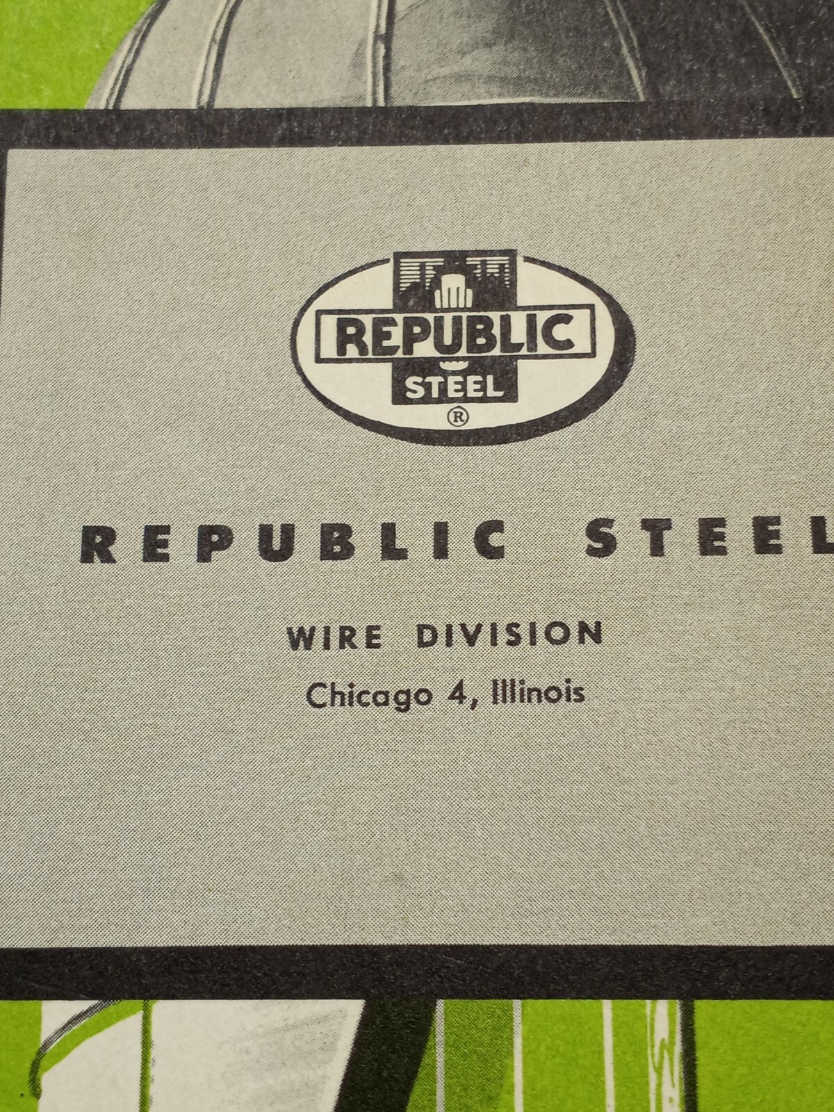 Vintage 1957 PRACTICAL FARM AND HOME HELPS REPUBLIC STEEL BOOK BROCHURE AD