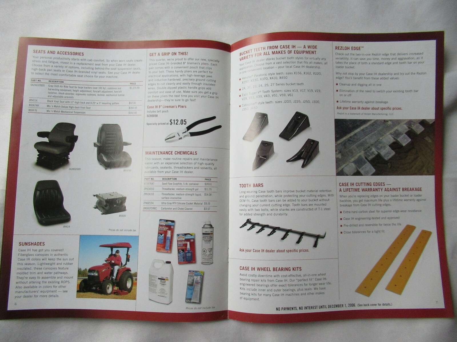 CASE CASEIH counterpart combine parts and accessories catalog brochure