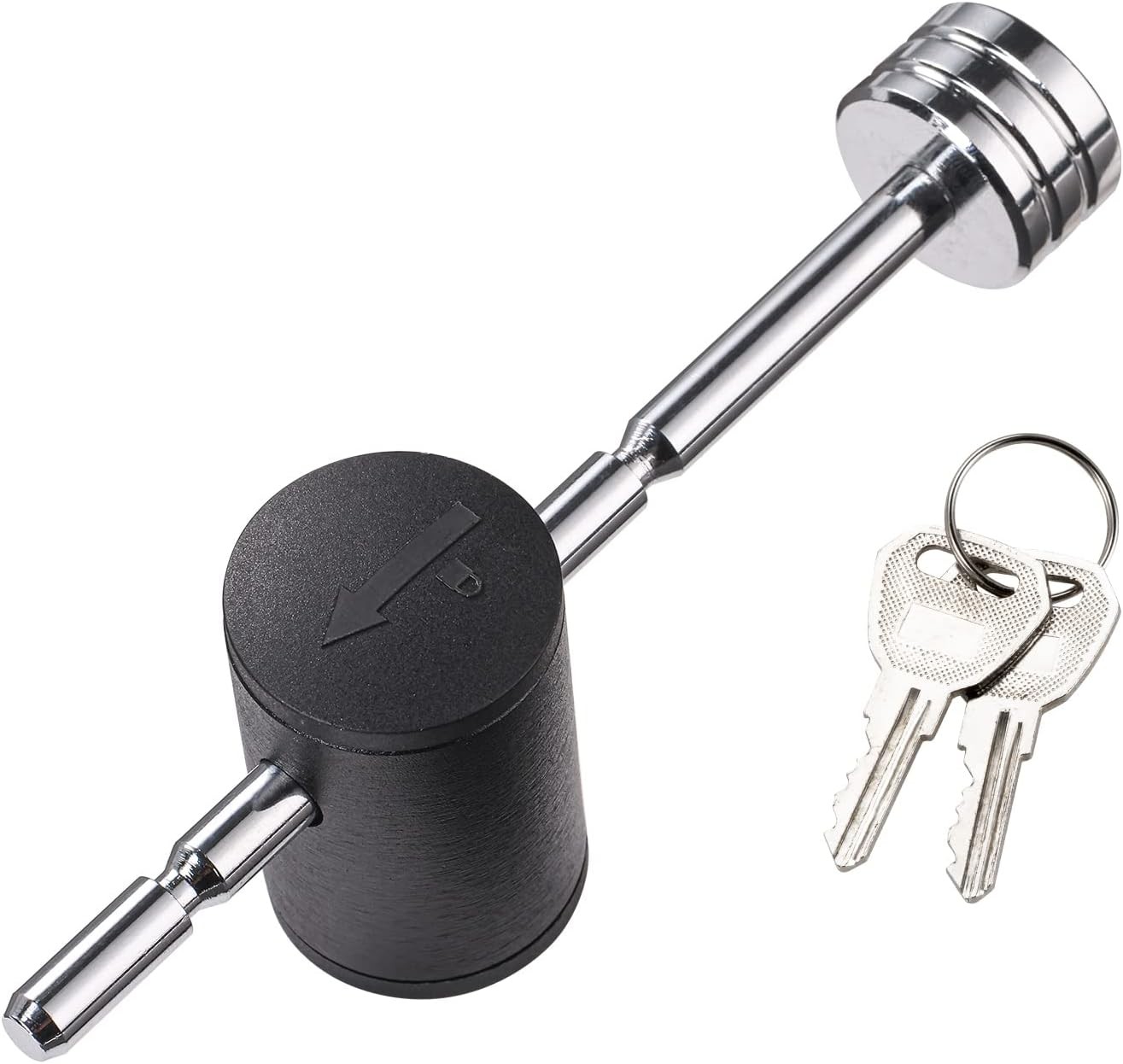 Trailer Tongue Coupler Lock Adjustable Trailer Coupler Pin Lock, Dia 1/4 Inch, 3