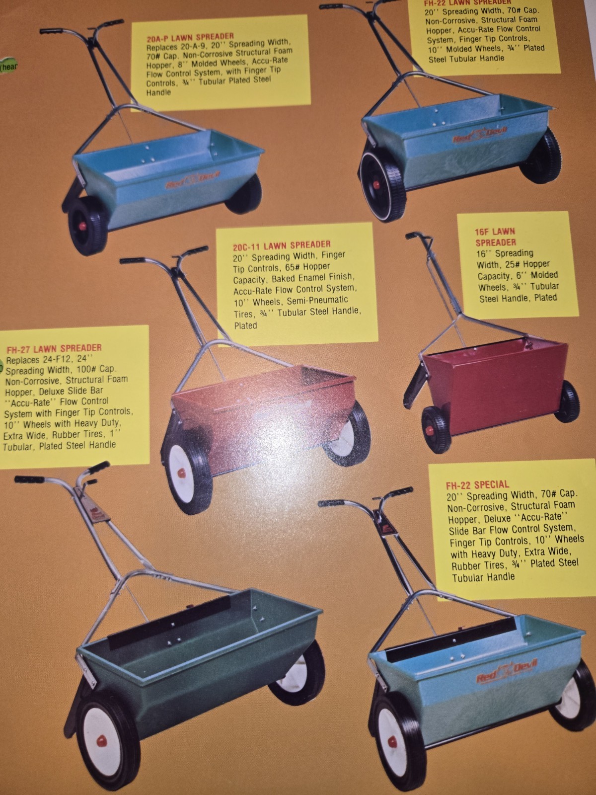 PRECISION PRODUCTS « THE GREEN KEEPERS » SPREADERS AND SWEEPERS BROCHURES