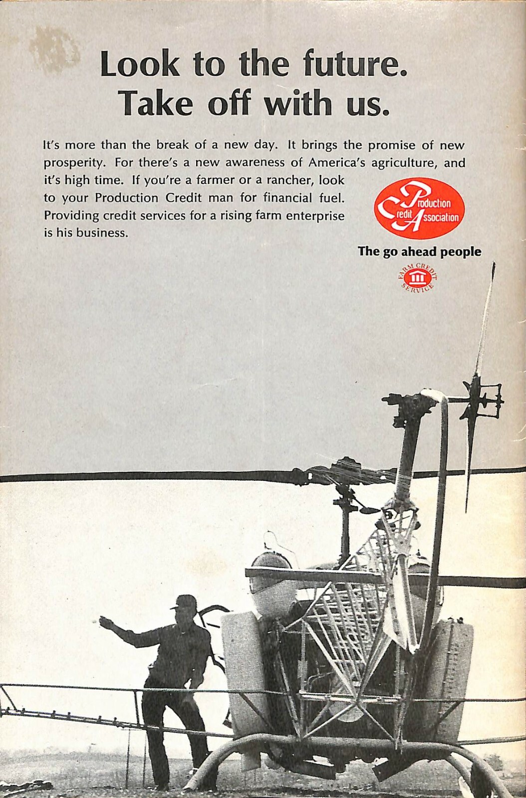 Production Credit Association 1977 Almanac Farming Advertising