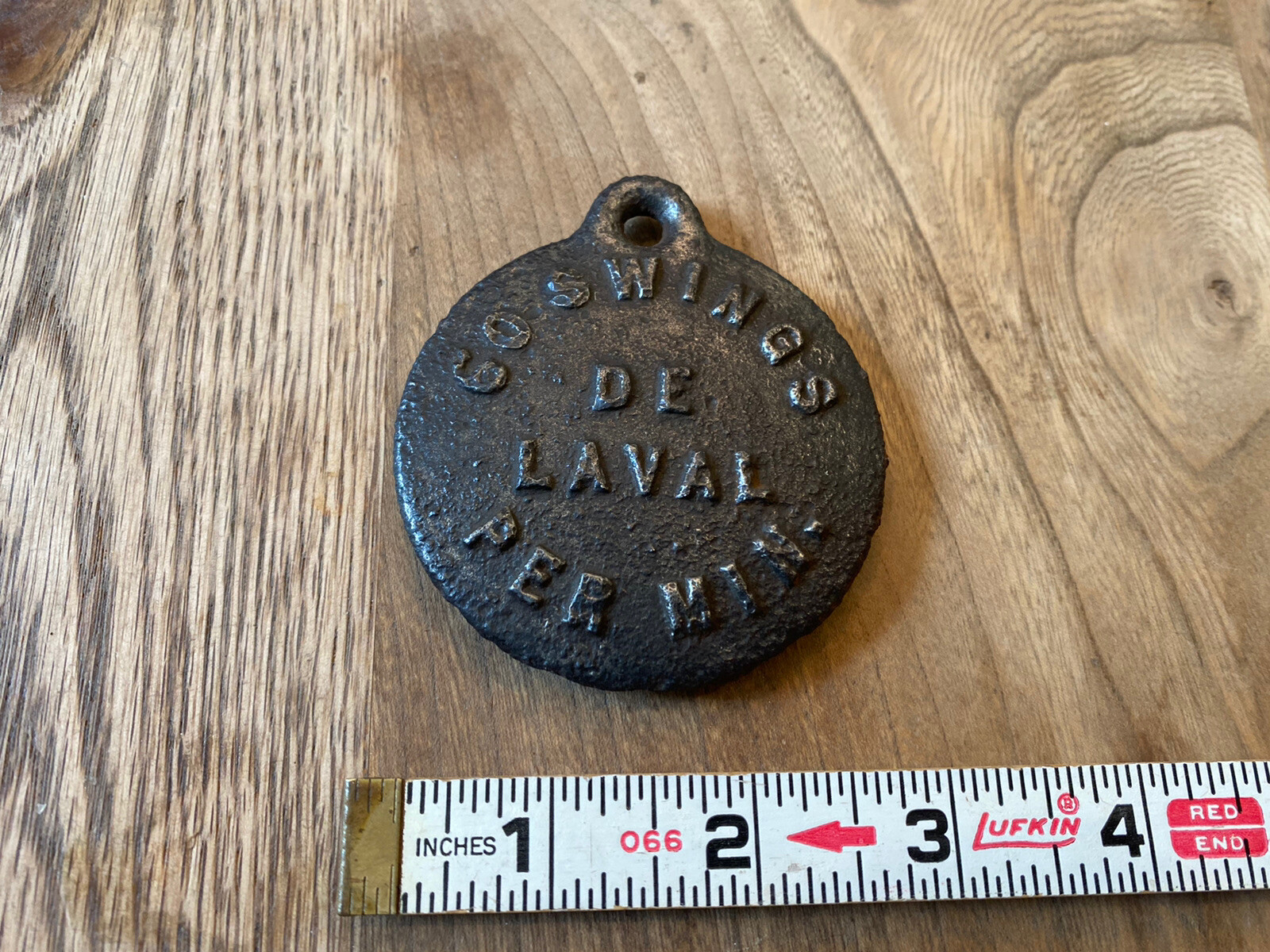 Vintage De Laval Cast Iron Cream Separator Timing Pendulum 60 Swings Rare!