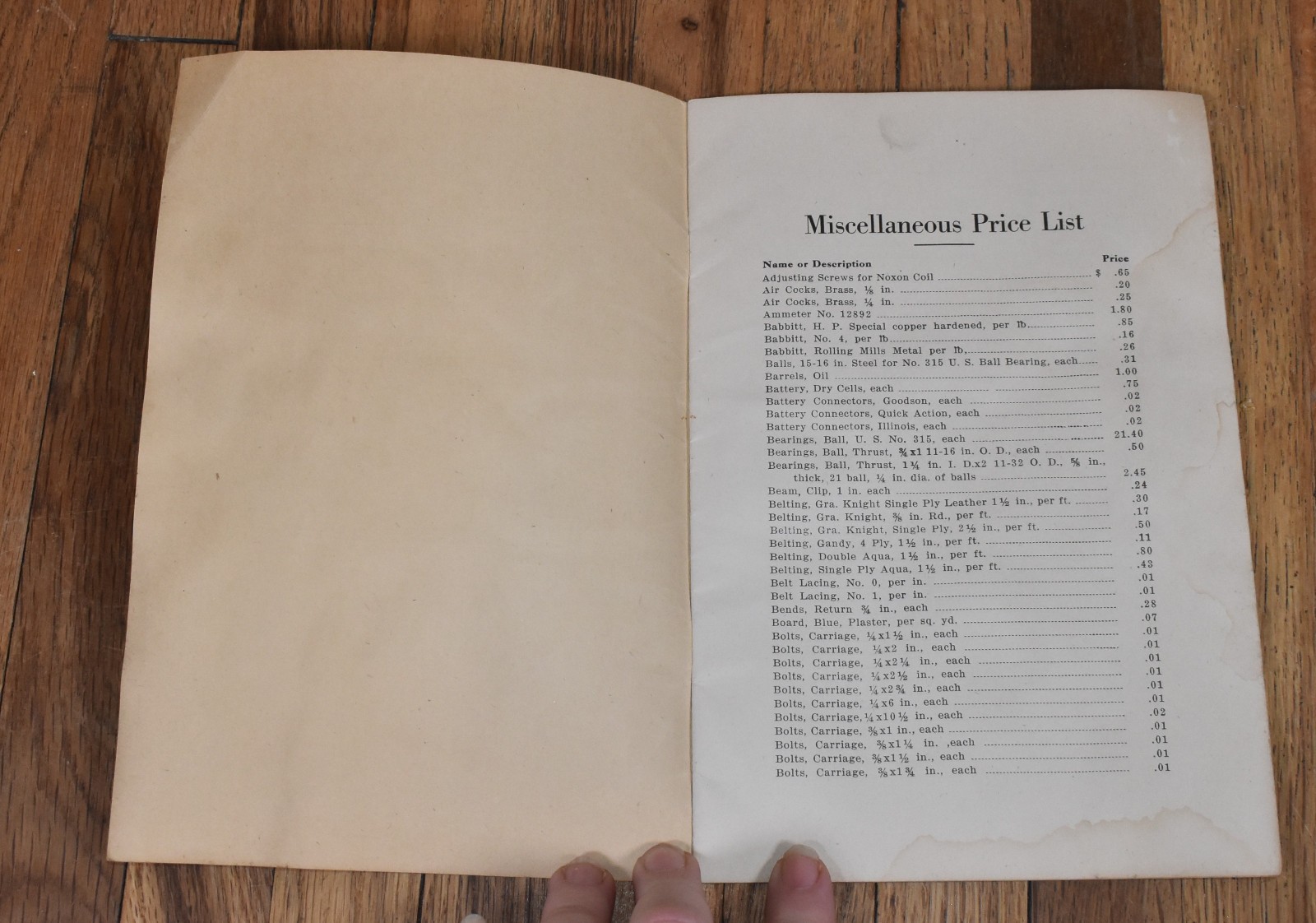 Vintage Hart Parr Co Oil Tractor Repair Price List No 14-D Charles City IA