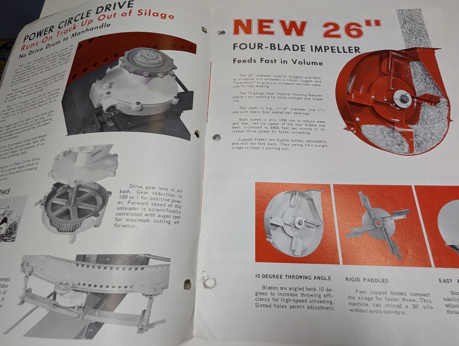 Vtg Jamesway Butler Silex Volumatic II Silo Unloader Brochure Farm Door Salesman