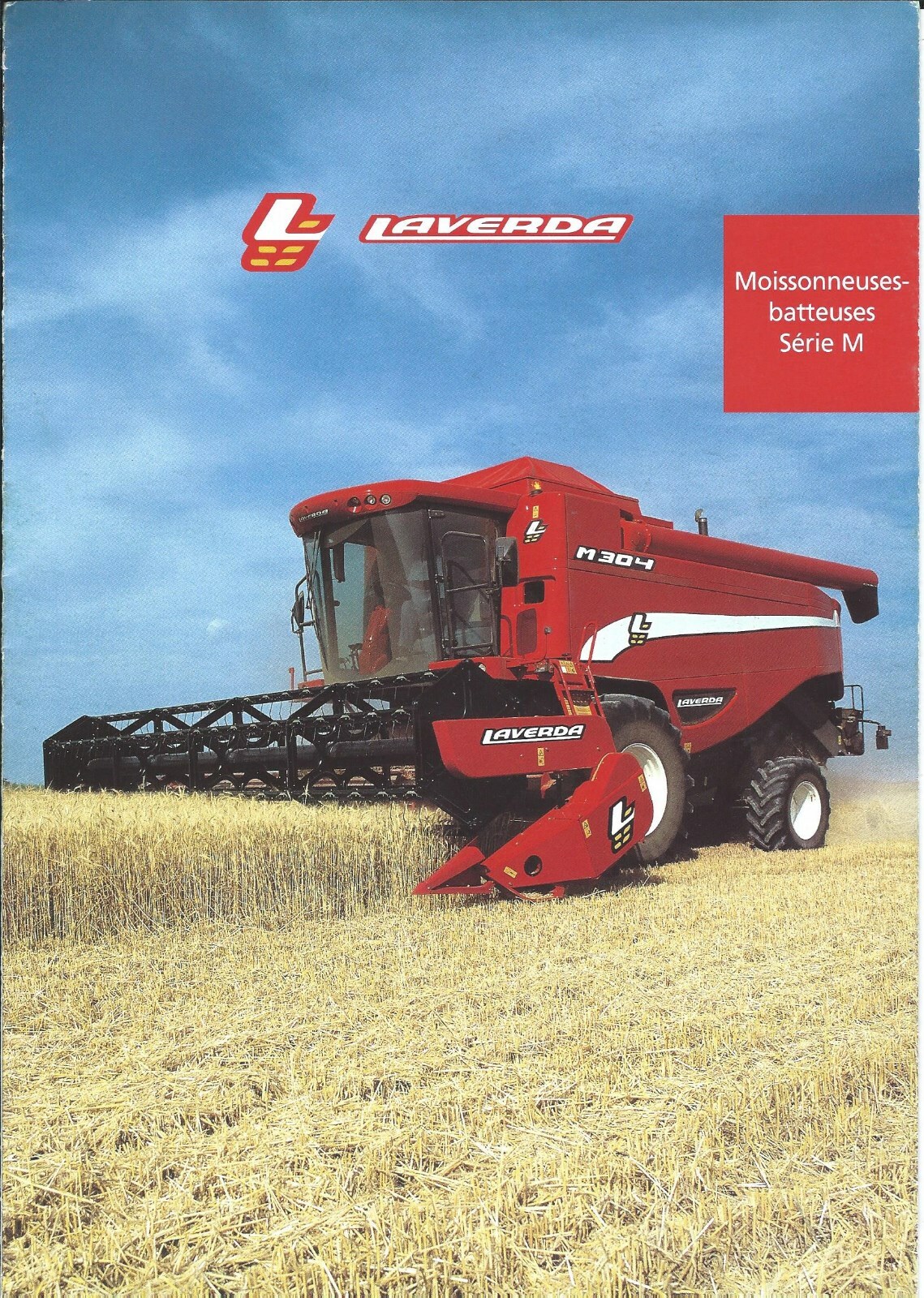Farm Combine Brochure – Laverda – M series – 2003 FRENCH language (F6874)