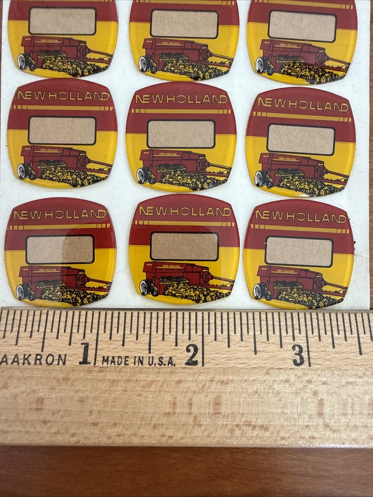 25 Large Vtg New Holland Baler Digital Watch Face NOS Craft Advertising