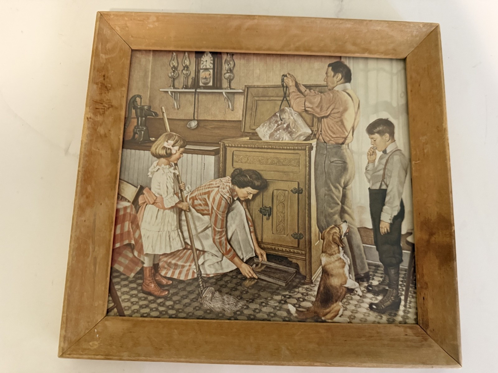 VINTAGE SATURDAY EVENING POST BOHN ALUMINUM AND BRASS CORPORATION PICTURE FRAMES