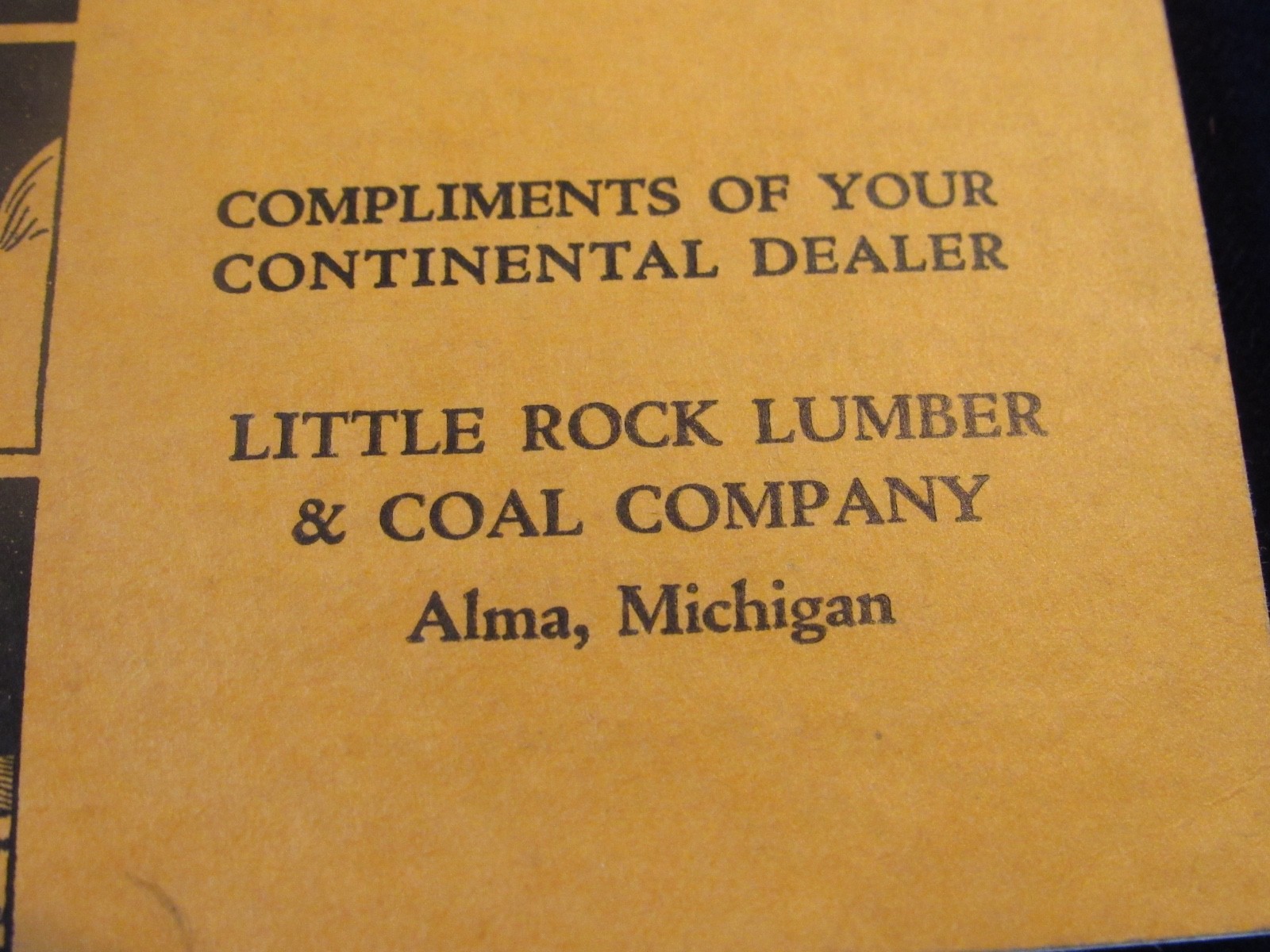 Vtg 1939 Farm & Livestock Live Stock Record Book Little Rock Lumber Alma MI C637