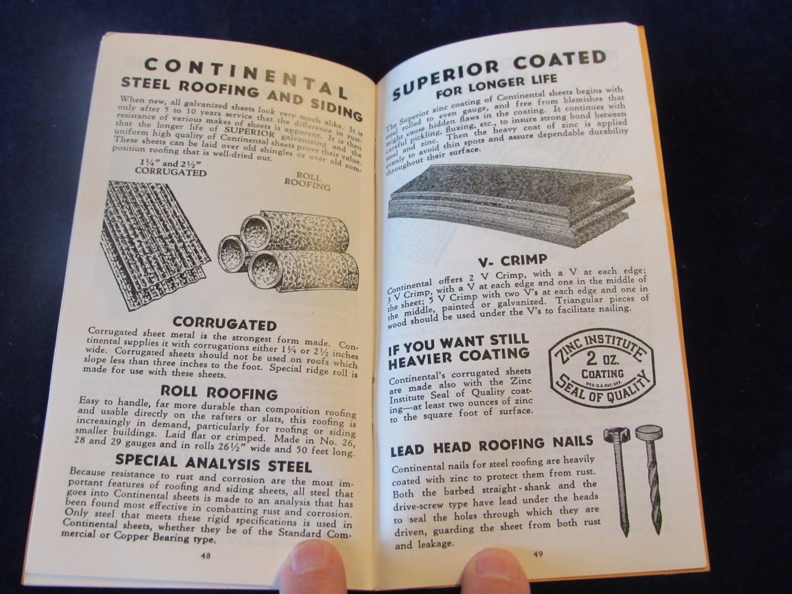 Vtg 1939 Farm & Livestock Live Stock Record Book Little Rock Lumber Alma MI C637