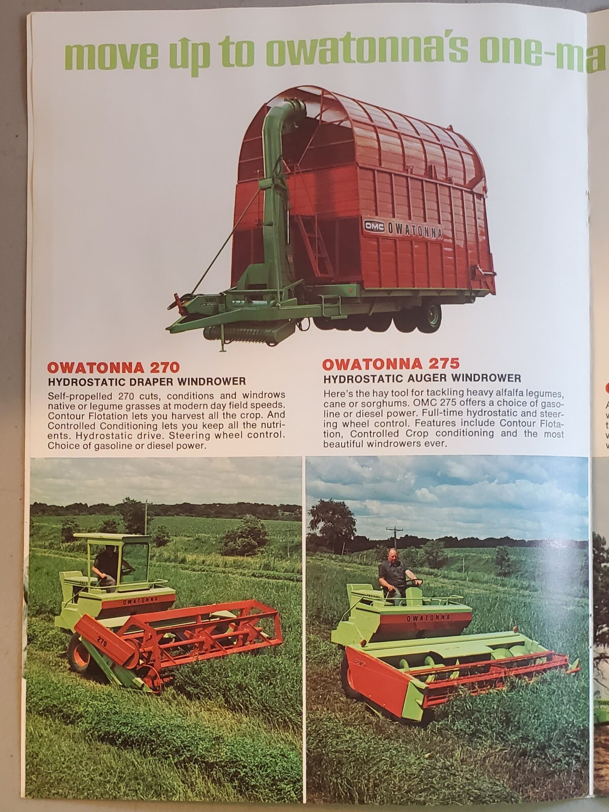 Vintage OMC Owatonna Equipment Brochure