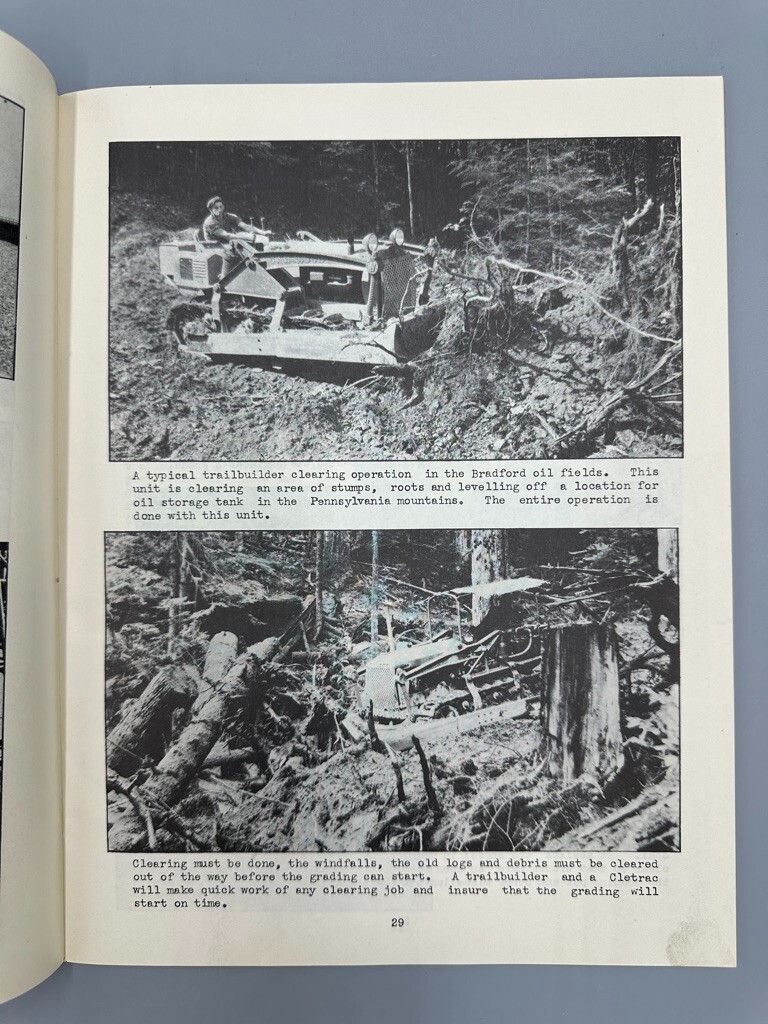 1937 CLETRAC Crawler EARTH Movng CLEVELAND TRACTOR Machinery BULLDOZER Advertise