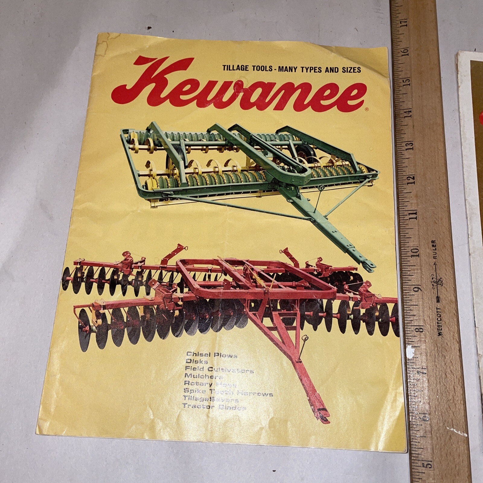 Lot Of 2 Vintage Kewanee Sales Brochure Ad Farm Equipment Agricultural Farming