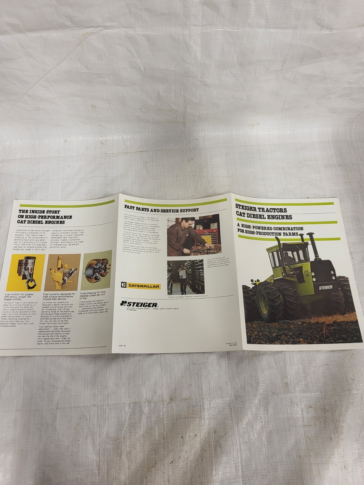 Original Steiger Cat Diesel Tractor Brochure