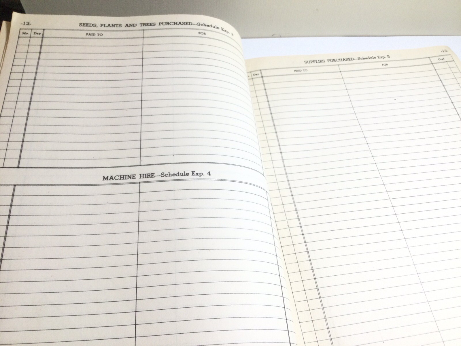 1948 HUDSON’S & MURPHY FEEDS ELMIRA, OH FARM INCOME TAX REPORT BOOKLET