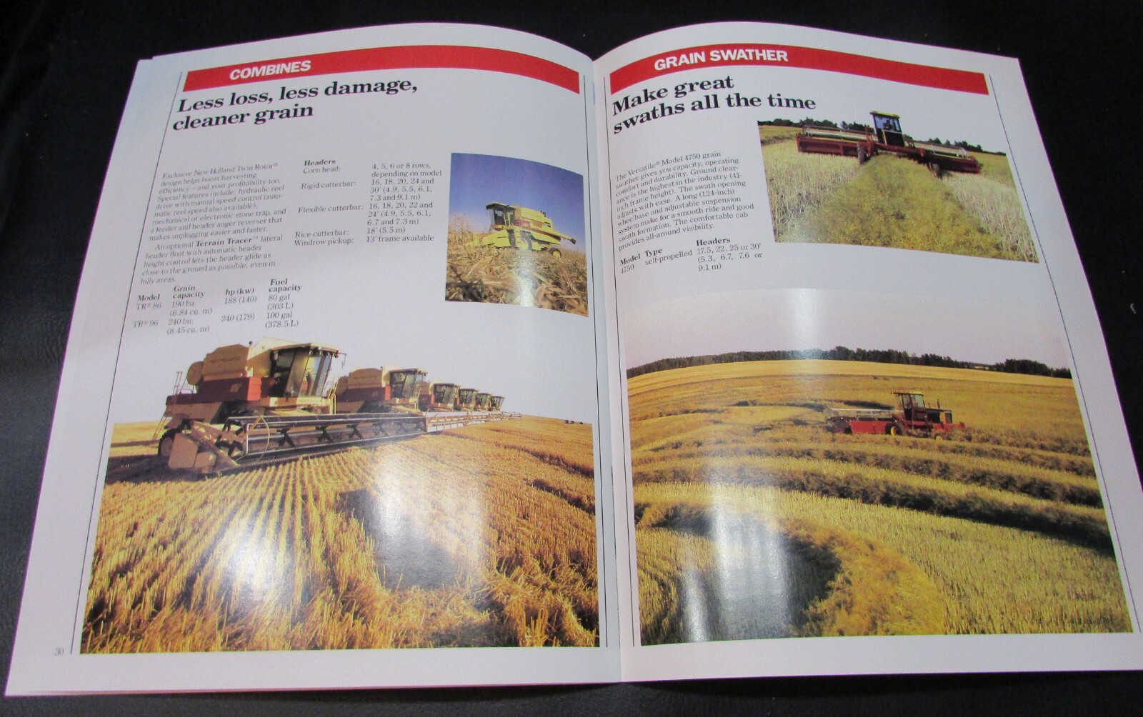 1990 Ford New Holland Farm Equip Buyers Guide Tractor Combine Hay Garden Tillage