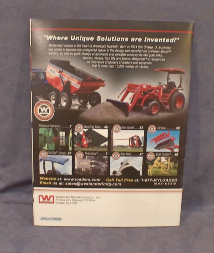Westendorf « The Loader Specialists » All Product Guide Volume 3 Issue 3