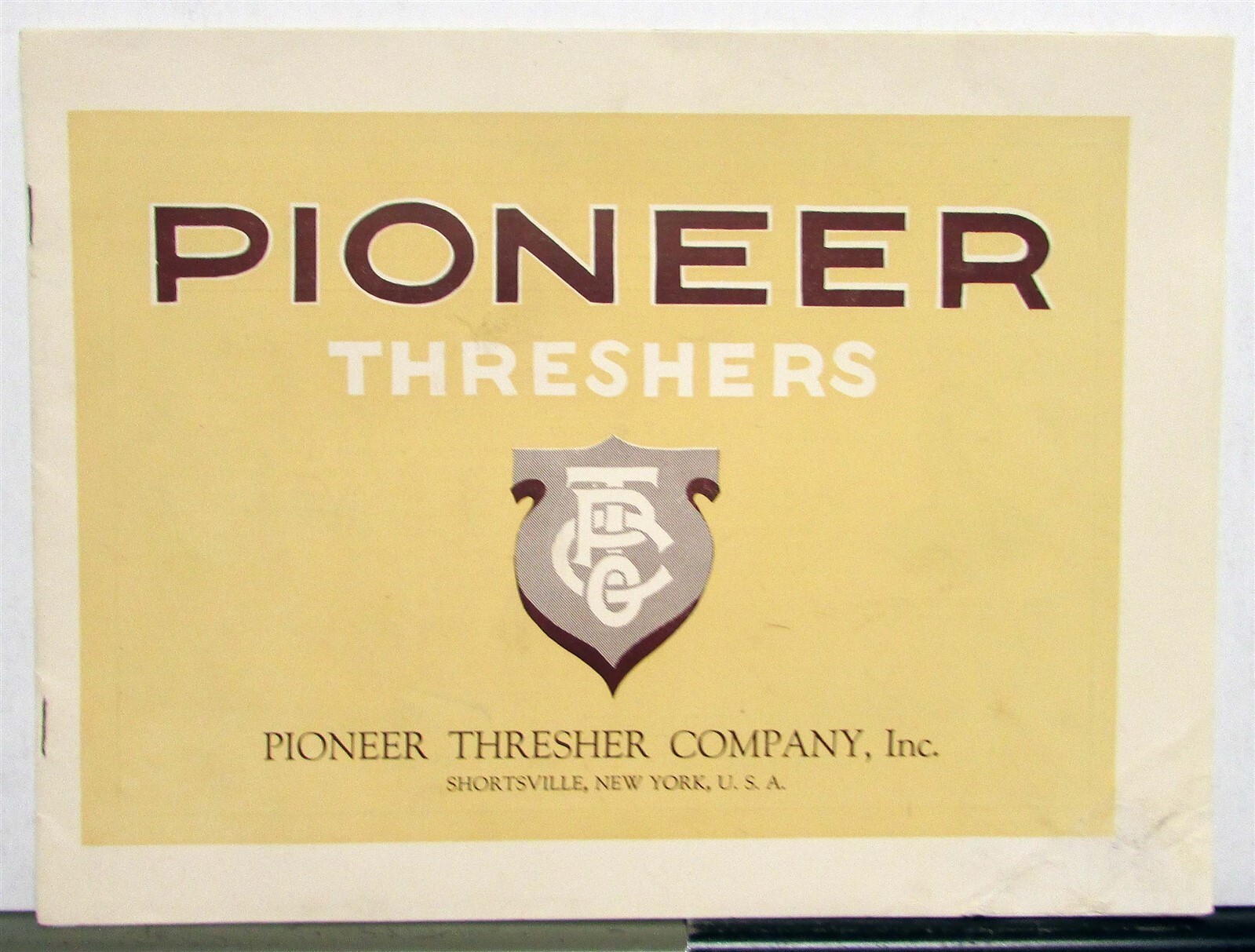 1940s Pioneer Threshers Features Specifications Agricultural Sales Brochure