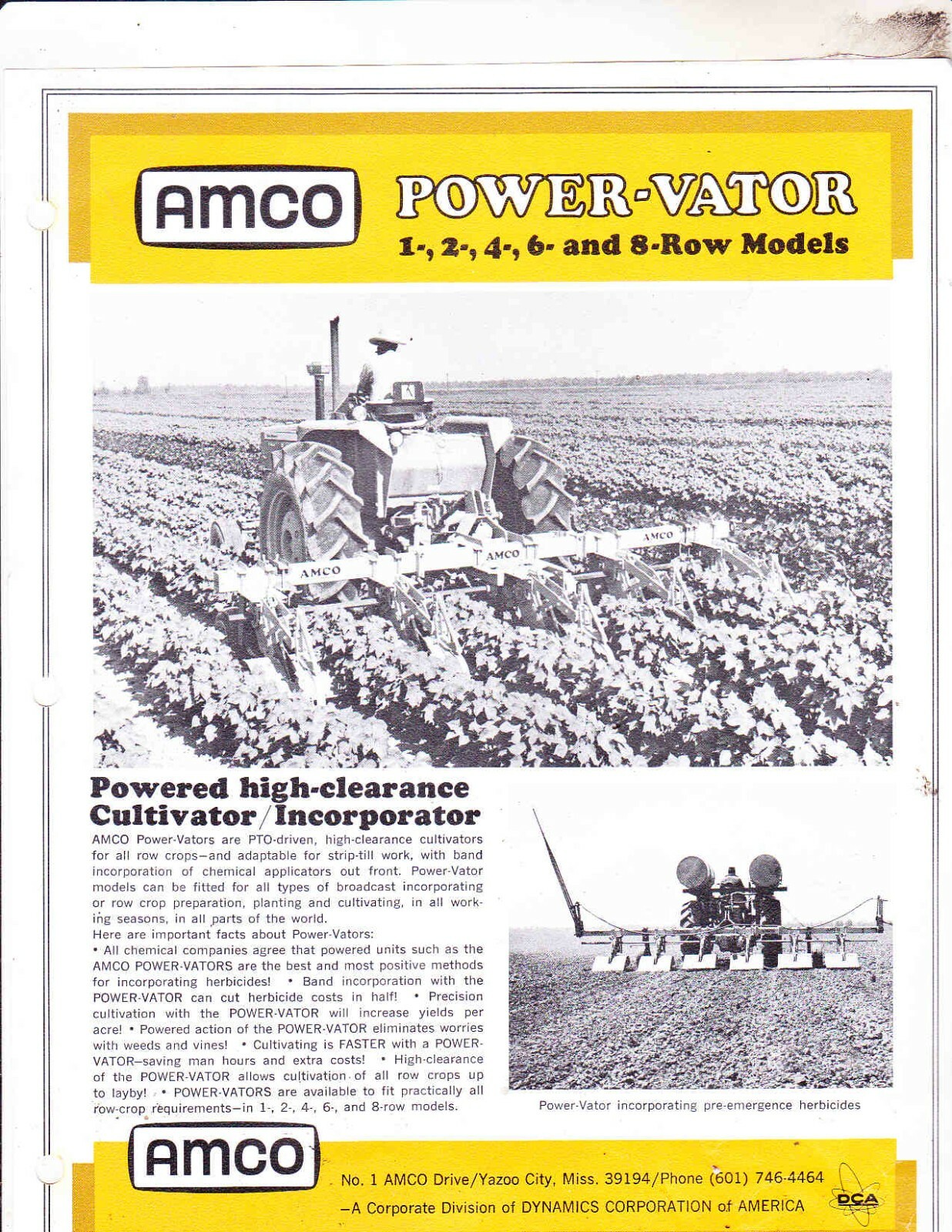 AMCO POWER-VATOR—-1969 AD