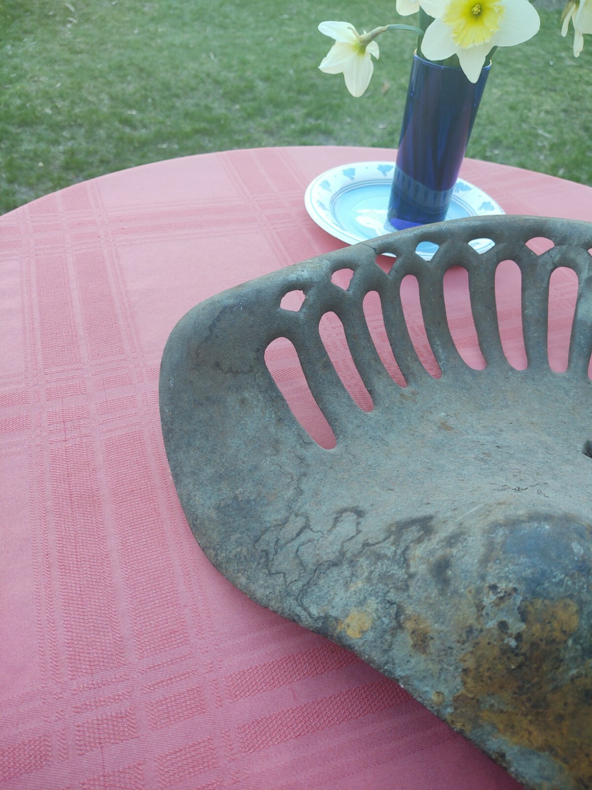 Vintage RARE Old Tractor Seat