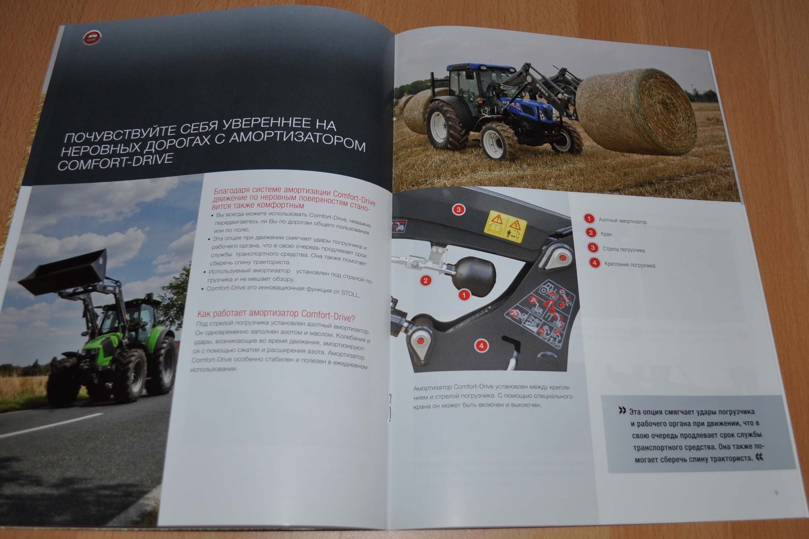 Stoll Multi Loader Tractor Agricultural Brochure Prospekt