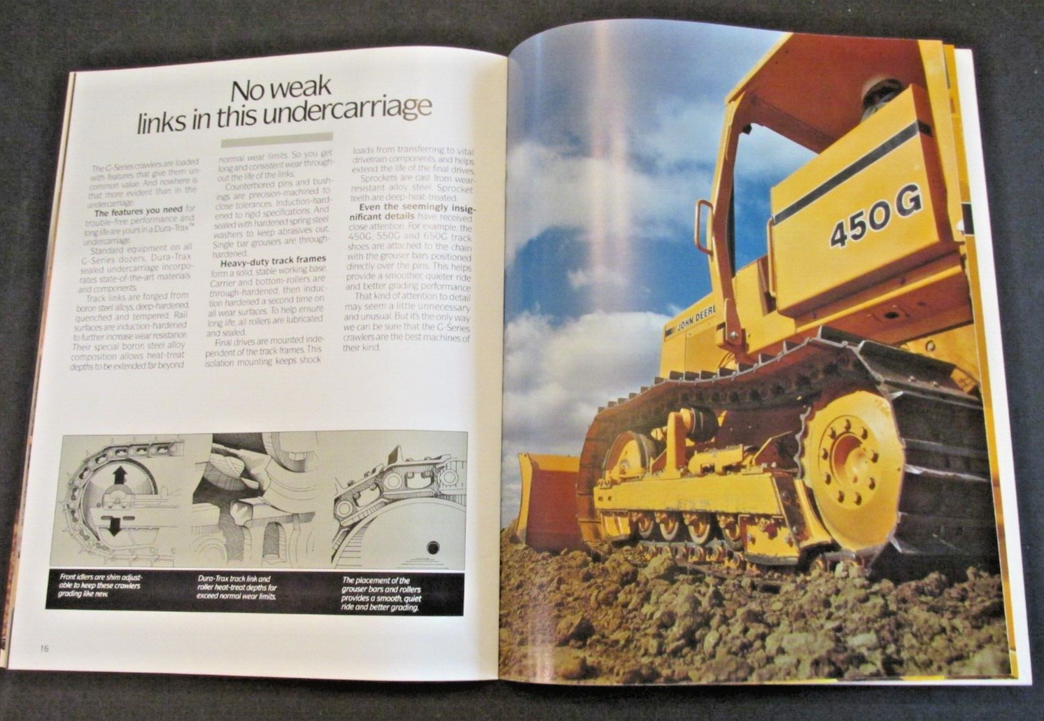 JOHN DEERE CRAWLER DOZERS UNDER 100 HP Dealer AD CATALOG BOOKLET