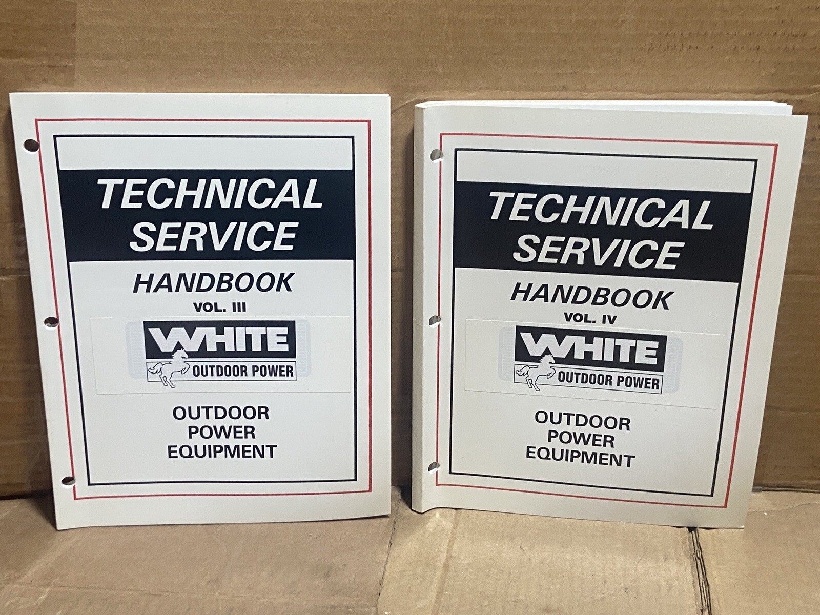 MTD White Outdoor Power Equipment Technical Service Handbook — Volume 1 2 3 4