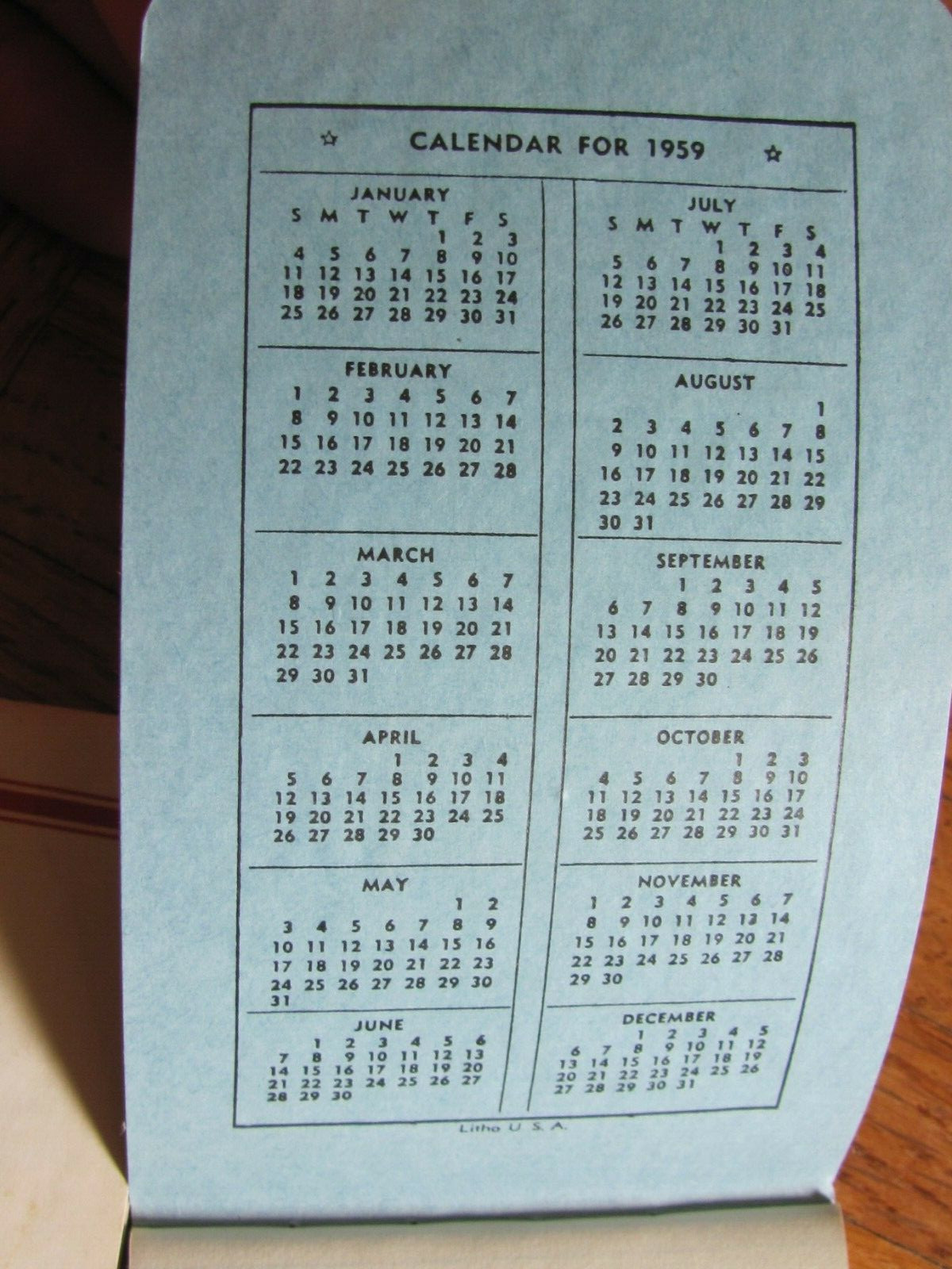 1959 1960 FARMER SERVICE FS FULTON COUNTY POCKET NOTEBOOKS