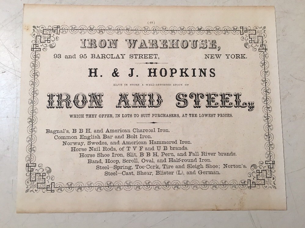 2 Antique G & D Cook Horse Drawn Carriage Advertisements Prints