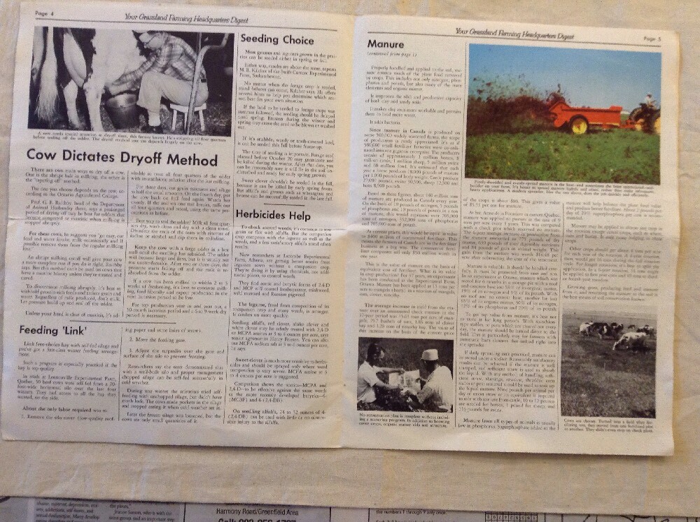 Smiths Esso Service News 1959 No.7 Farm Brochure In Great Condition