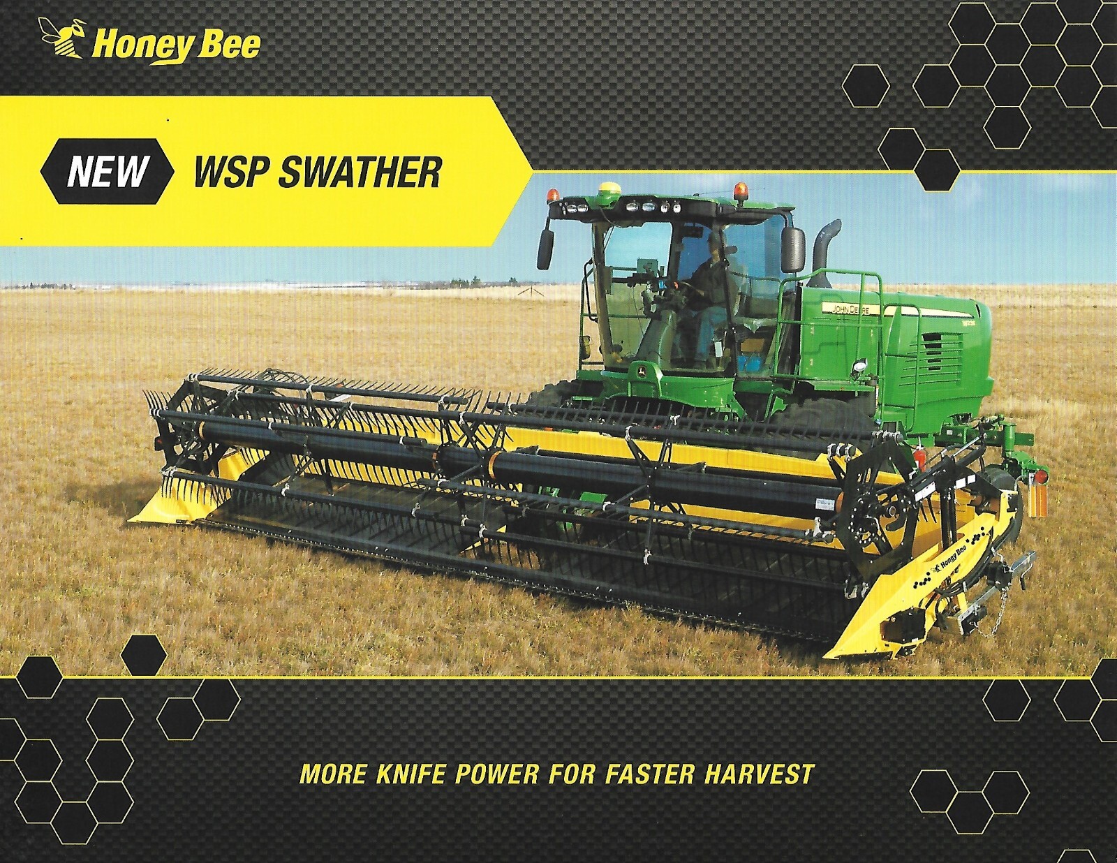 Farm Equipment Brochure – Honey Bee – WSP 21 25 30 36 – Swather – c2015 (F8509)