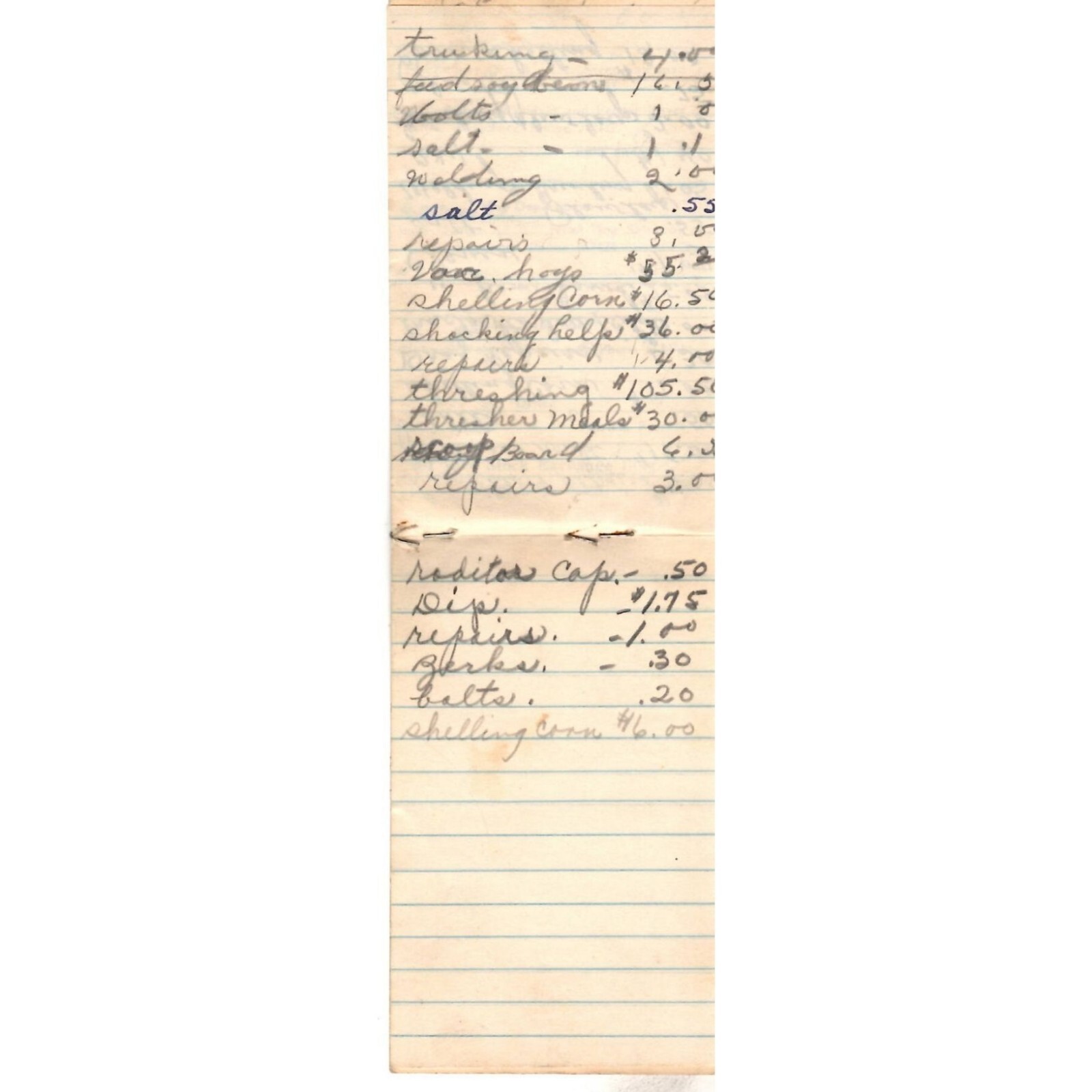 Lake Commission Co Sioux City Iowa Cattle Hogs Sheep Notebook Advertising Farm