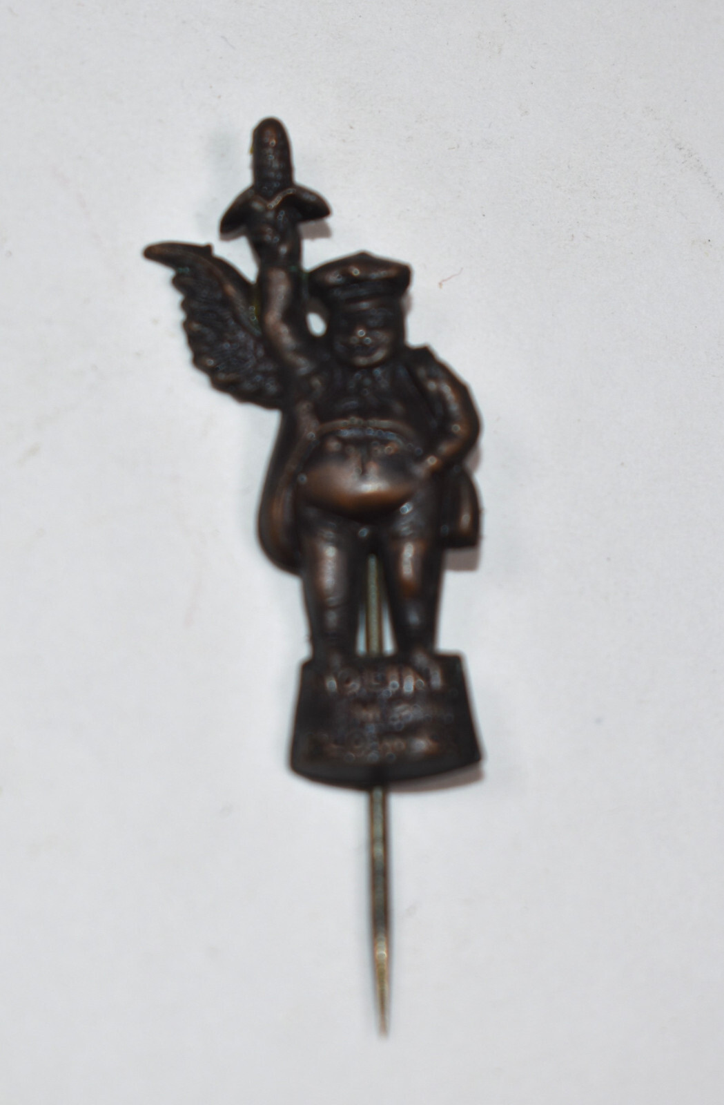Vintage Moline MP Plow Company Flying Dutchman Corn Advertising Stickpin