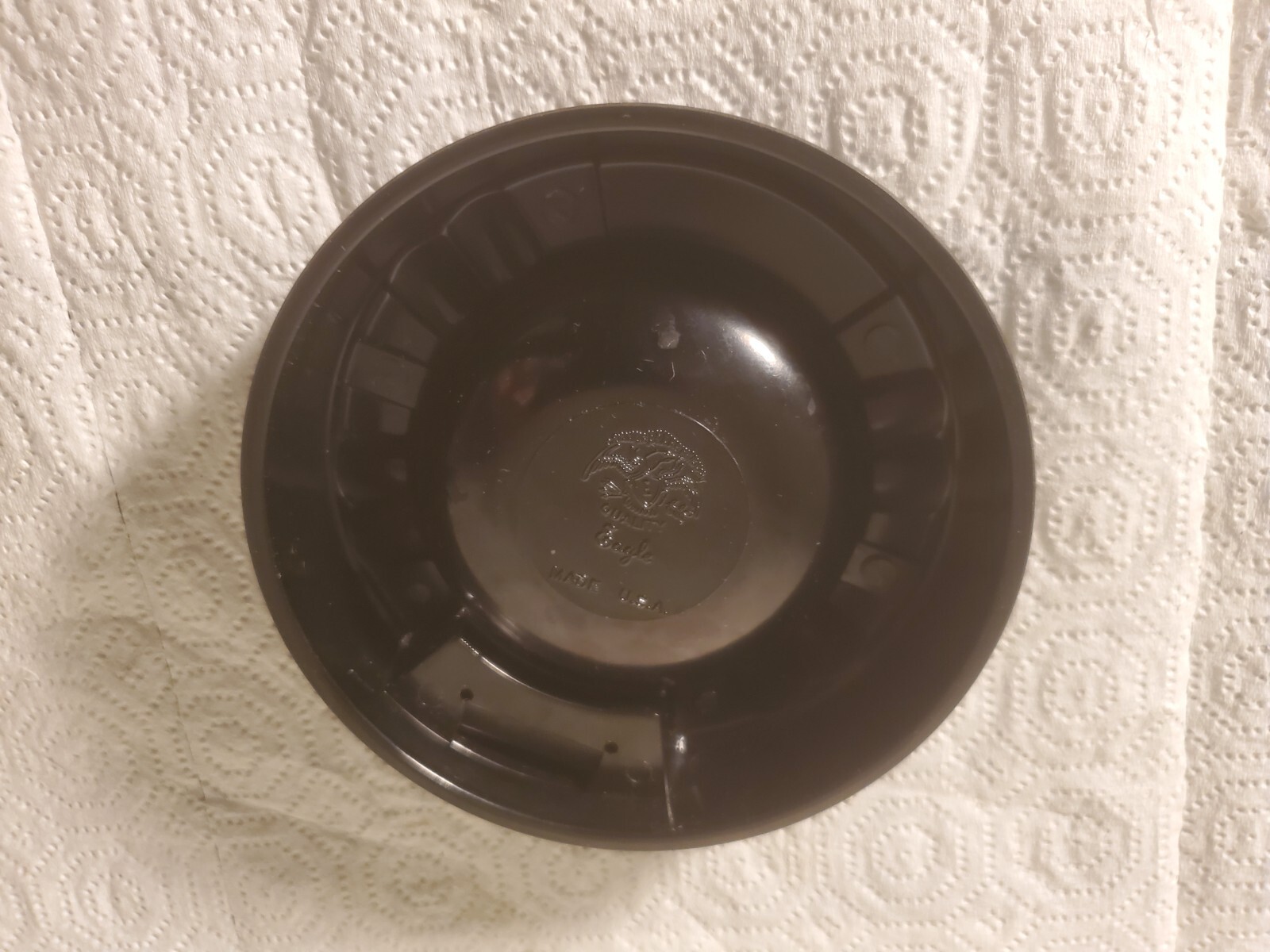 5&Prime; Plastic Ashtray Fred & Dale Rieks Iowa Falls Iowa Trucker Cattle Buyer