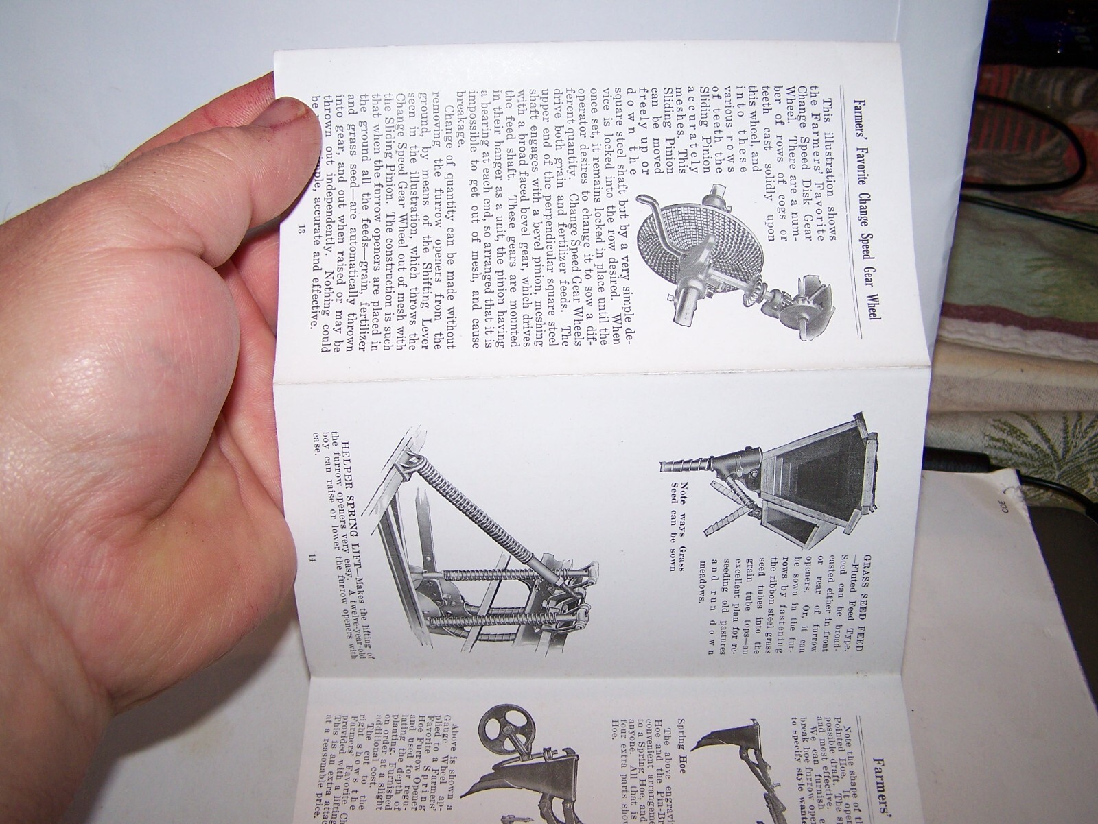 FARMERS FAVORITE Grain Drill Sales Brochure Pamphlet American Seeding Machine Co