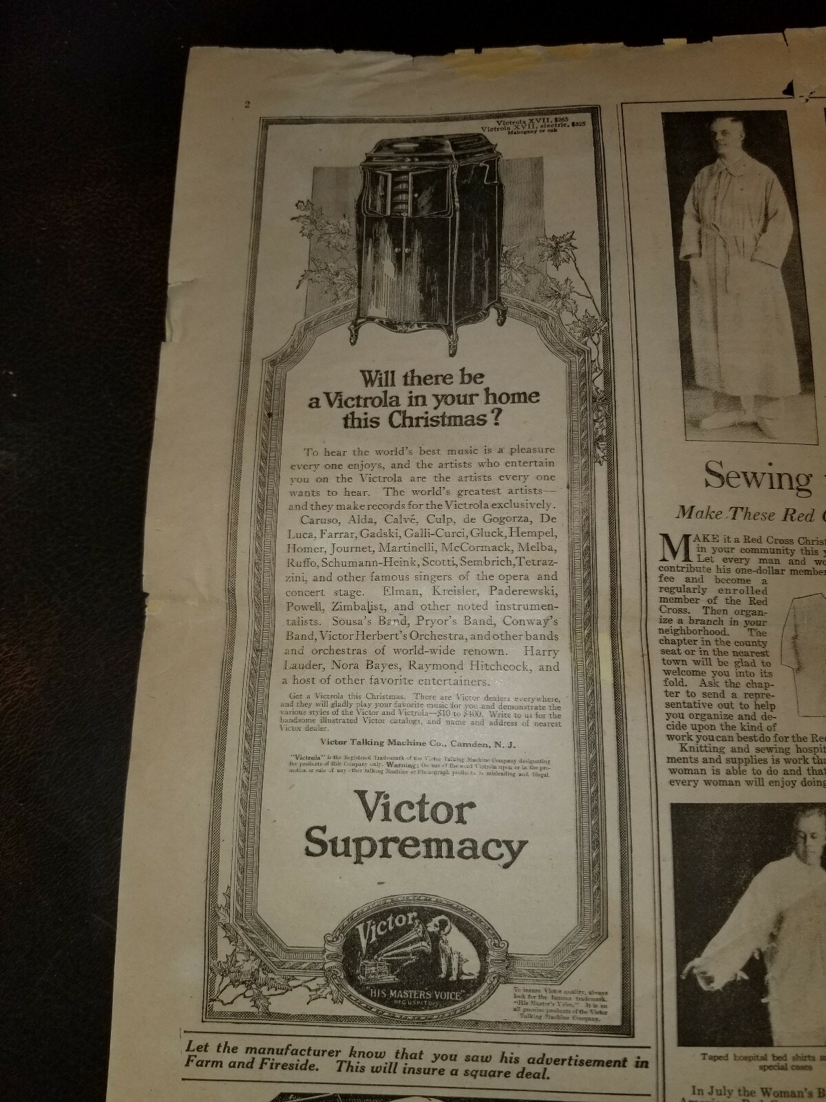 FARM and FIRESIDE The National Farm Paper 1917