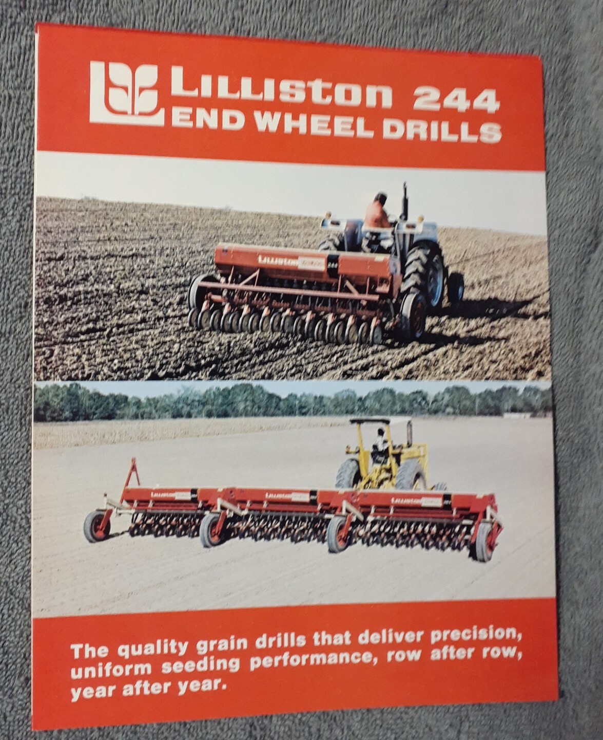 Lilliston 2450 Three Point Drill & 244 End Wheel Drills Brochure