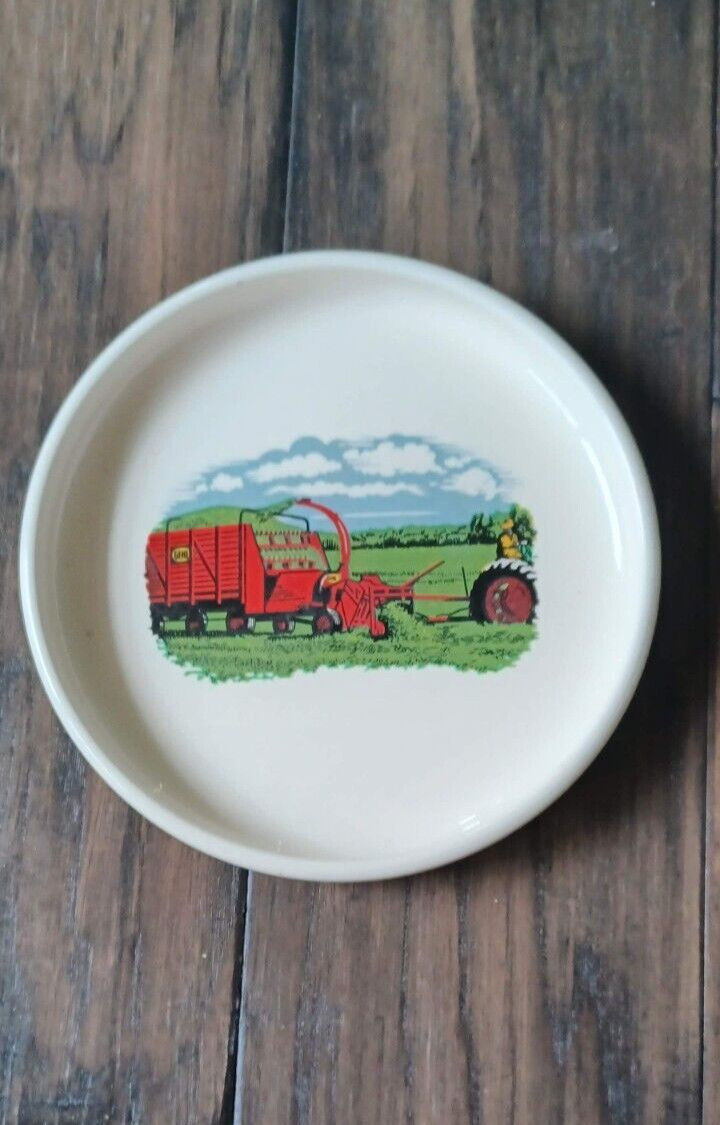 Vintage 100 Years Of Service Farming Candy Tray Dish Restaurant Serving Ashtray