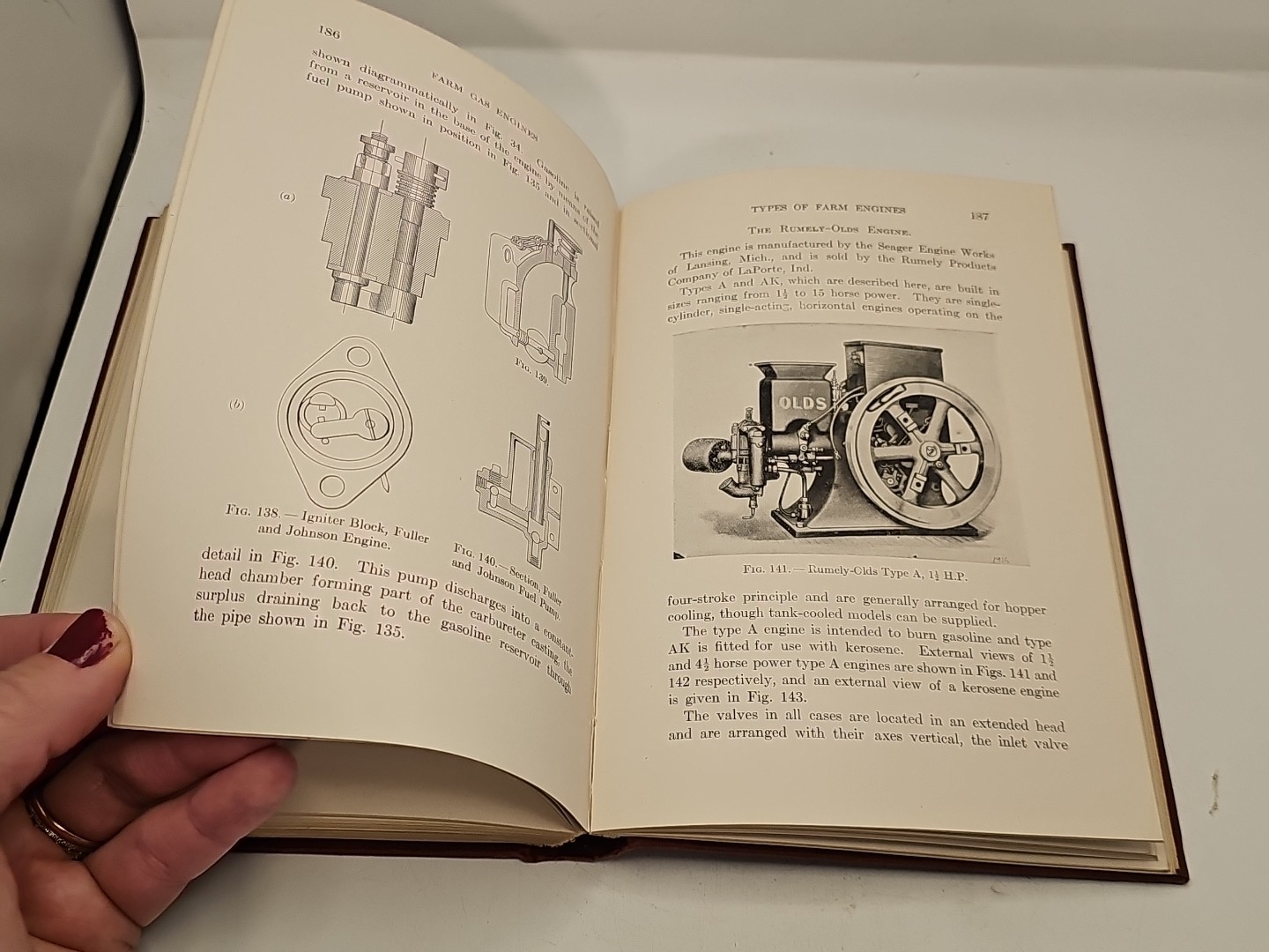1913 gas engines for the farm hit miss tractor etc book Hirshfeld Ulbricht