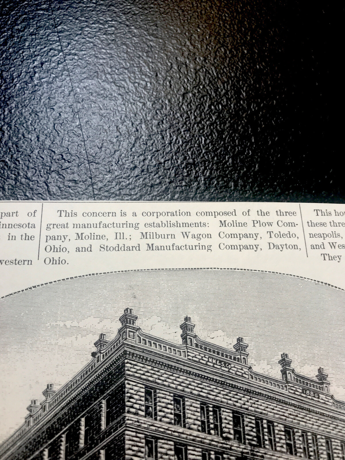 1889 Moline – Milburn & Stoddard Farm Advertising – Minneapolis Plows Wagons